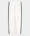 Champion Relaxed Fleece Striped Sweatpant In White