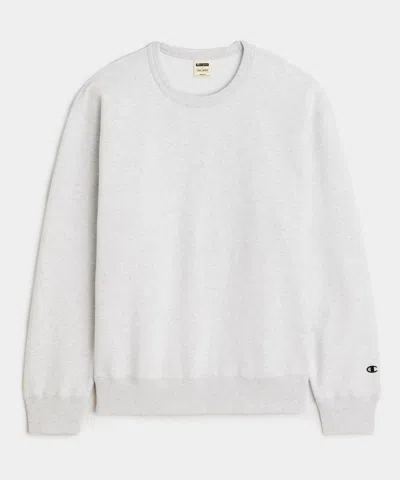Champion Long Sleeved Crew Neck T-shirt With Chest Pocket In White