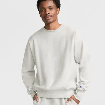 Champion Reverse Weave Crewneck Sweatshirt In Gray
