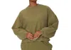 Champion Reverse Weave Crewneck Sweatshirt In Olive Green In Green