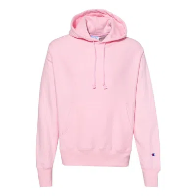 Champion Reverse Weave Hooded Sweatshirt In Pink