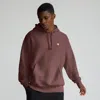 Champion Reverse Weave Hoodie, C Logo In Brown