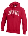 Champion Reverse Weave Hoodie Cincinnati Bearcats Scarlet In Red