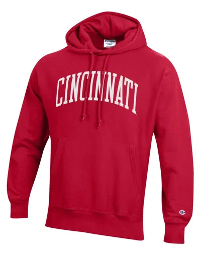 Champion Reverse Weave Hoodie Cincinnati Bearcats Scarlet In Red