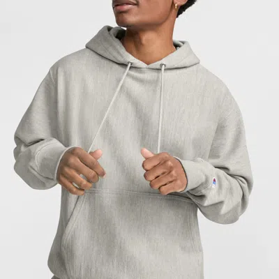 Champion Reverse Weave Hoodie In Gray