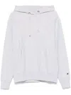 Champion Reverse Weave Hooded Sweatshirt In Grey
