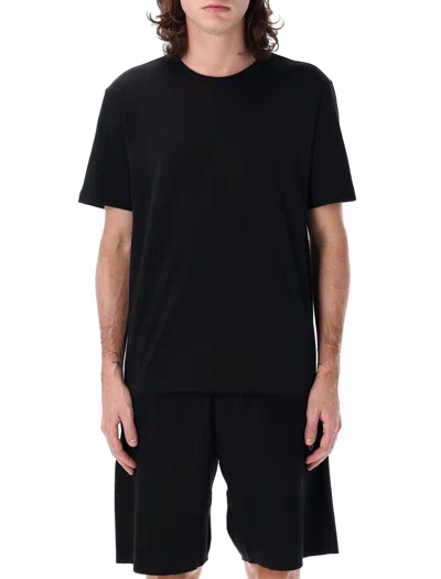 Champion Reverse Weave Logo T-shirt In Black