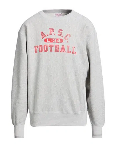 Champion Reverse Weave Man Sweatshirt Grey Size L Cotton, Acrylic, Viscose In Gray