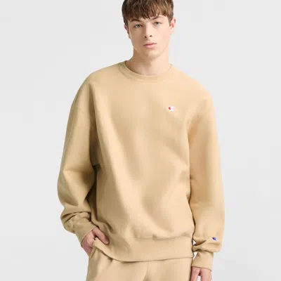 Champion Reverse Weave Stadium Crewneck Sweatshirt, C Logo In Neutral