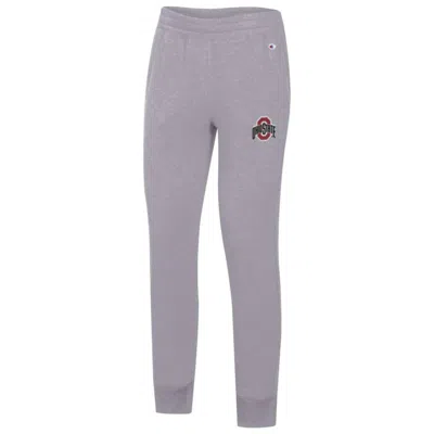 Champion Reverse Weave Sweatpants In Heritage Gray In Purple