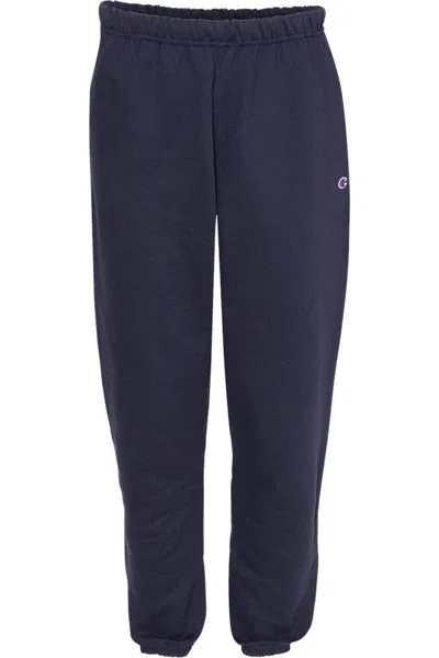 Champion Reverse Weave Sweatpants With Pockets In Blue