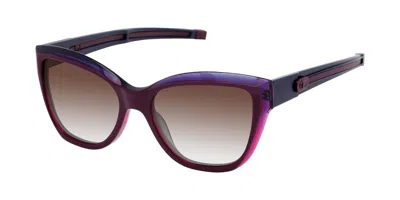 Champion Rowan Polarized C02 Occhiali Da Sole Purple Per Donna