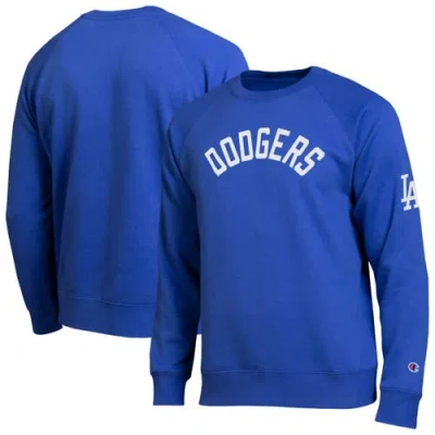 Champion Royal Los Angeles Dodgers All-star Sweatshirt In Blue