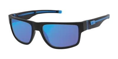 Champion Ryder Polarized C01 Occhiali Da Sole Neri Per Uomo In Black
