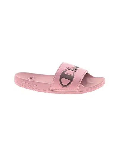 Pre-owned Champion Sandals In Pink
