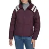Champion Shawl Collar Puffer Jacket In Burgundy