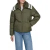 Champion Shawl Collar Puffer Jacket In Green