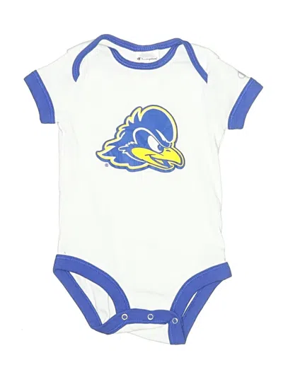 Pre-owned Champion Babies' Short Sleeve Onesie In White