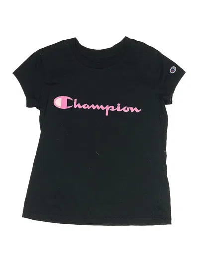 Pre-owned Champion Kids' Short Sleeve T-shirt In Black