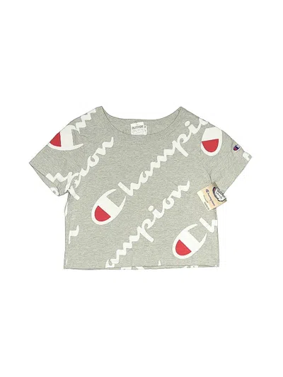 Champion Kids' Short Sleeve T-shirt In Gray