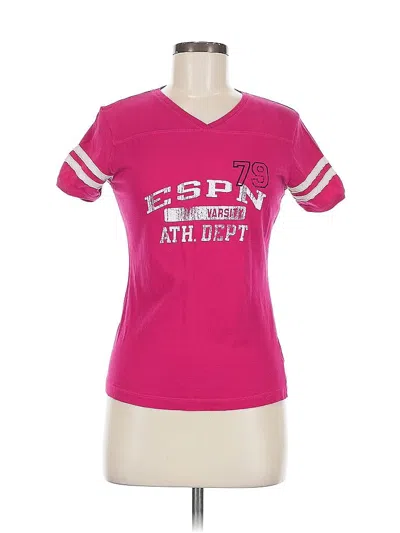 Pre-owned Champion Short Sleeve T-shirt In Pink