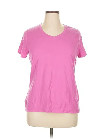 Pre-owned Champion Short Sleeve T-shirt In Pink