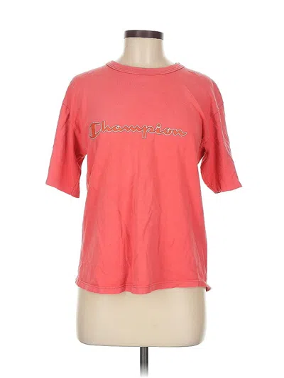 Pre-owned Champion Short Sleeve T-shirt In Red