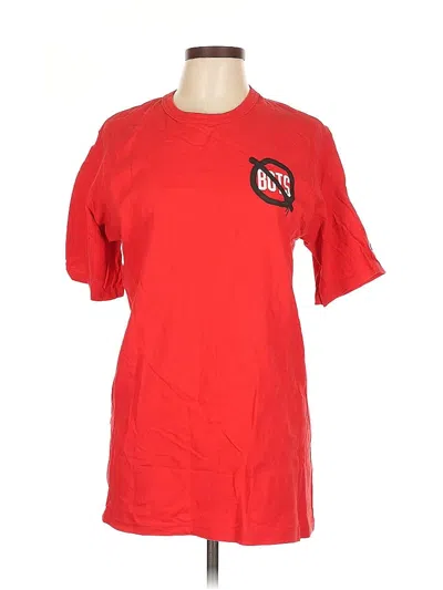 Pre-owned Champion Short Sleeve T-shirt In Red