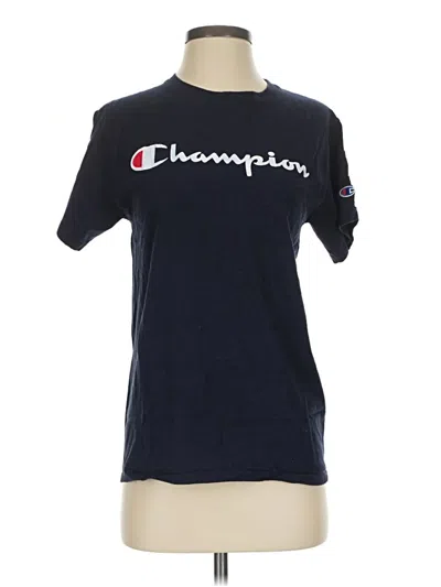 Pre-owned Champion Short Sleeve T-shirt In Black