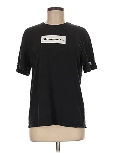 Pre-owned Champion Short Sleeve T-shirt In Black