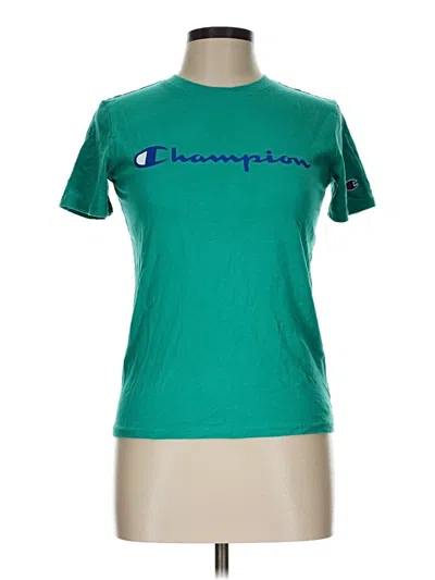 Pre-owned Champion Short Sleeve T-shirt In Blue