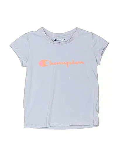Pre-owned Champion Kids' Short Sleeve T-shirt In Blue
