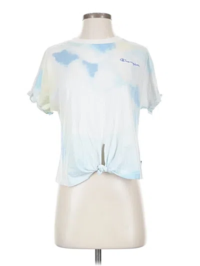 Pre-owned Champion Short Sleeve T-shirt In Blue