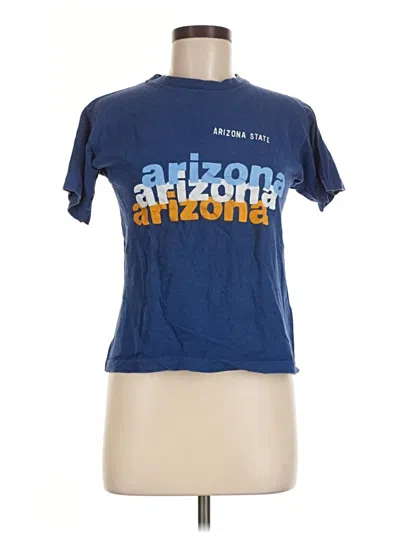 Pre-owned Champion Short Sleeve T-shirt In Blue