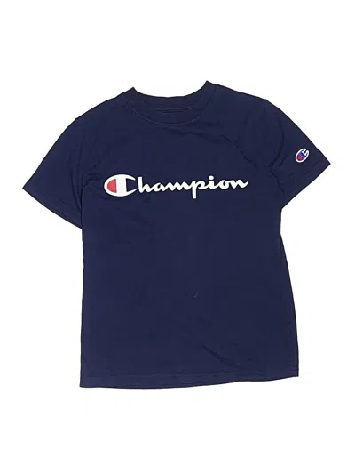 Pre-owned Champion Kids' Short Sleeve T-shirt In Blue