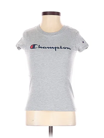 Pre-owned Champion Short Sleeve T-shirt In Gray