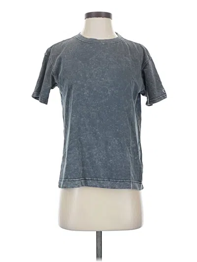 Pre-owned Champion Short Sleeve T-shirt In Gray