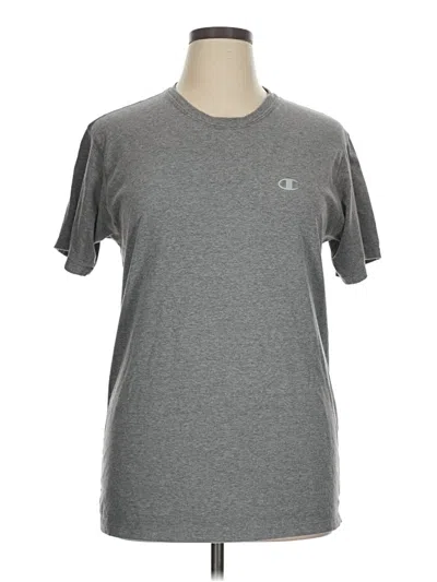 Pre-owned Champion Short Sleeve T-shirt In Gray