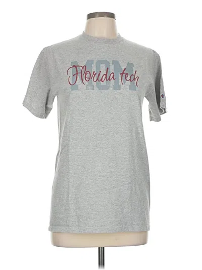 Pre-owned Champion Short Sleeve T-shirt In Gray