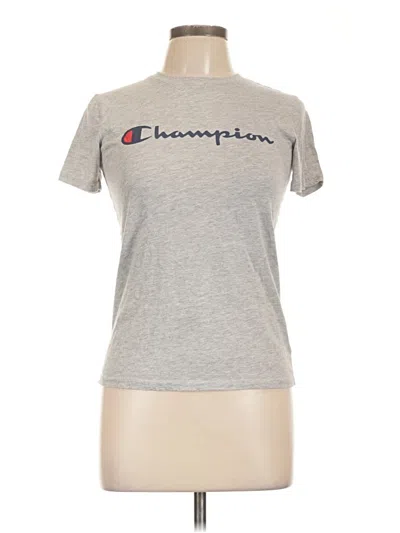 Pre-owned Champion Short Sleeve T-shirt In Gray