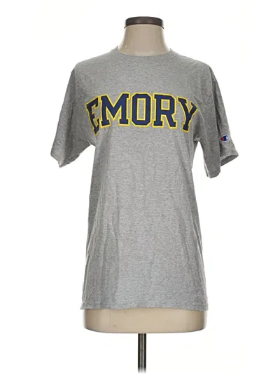 Pre-owned Champion Short Sleeve T-shirt In Gray