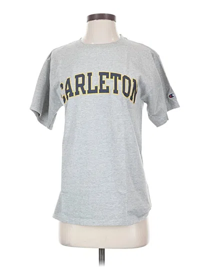 Pre-owned Champion Short Sleeve T-shirt In Gray