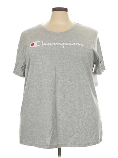 Pre-owned Champion Short Sleeve T-shirt In Gray