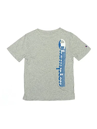 Pre-owned Champion Kids' Short Sleeve T-shirt In Gray