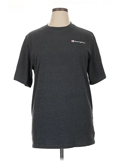 Pre-owned Champion Short Sleeve T-shirt In Gray