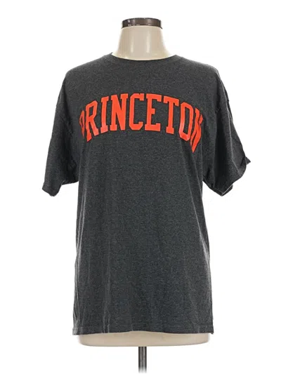 Pre-owned Champion Short Sleeve T-shirt In Gray