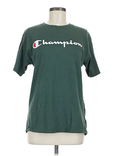 Pre-owned Champion Short Sleeve T-shirt In Green