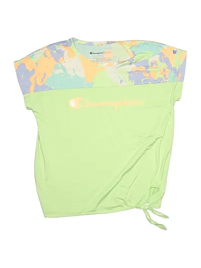 Pre-owned Champion Kids' Short Sleeve T-shirt In Green