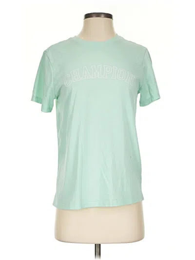 Pre-owned Champion Short Sleeve T-shirt In Green