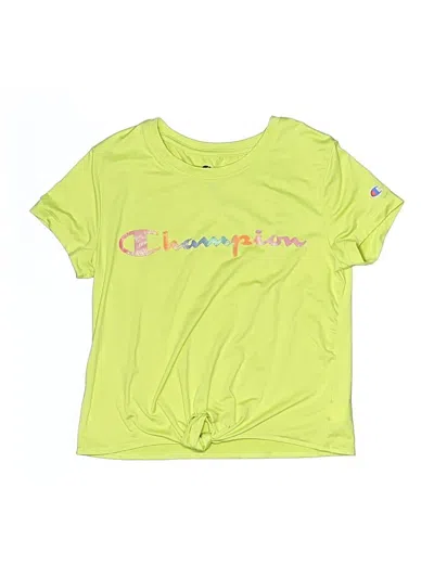 Pre-owned Champion Kids' Short Sleeve T-shirt In Green